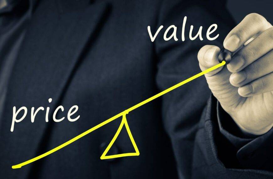 A chart comparing price and value with a balancing scale, representing rising car insurance rates in the UK